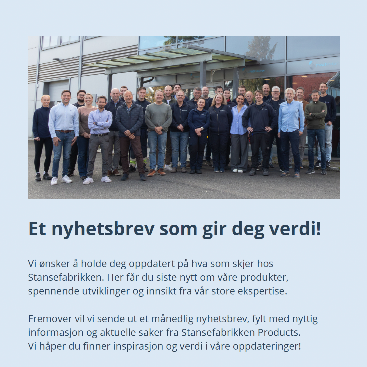 Utklipp av nyhetsbrev januar 2025