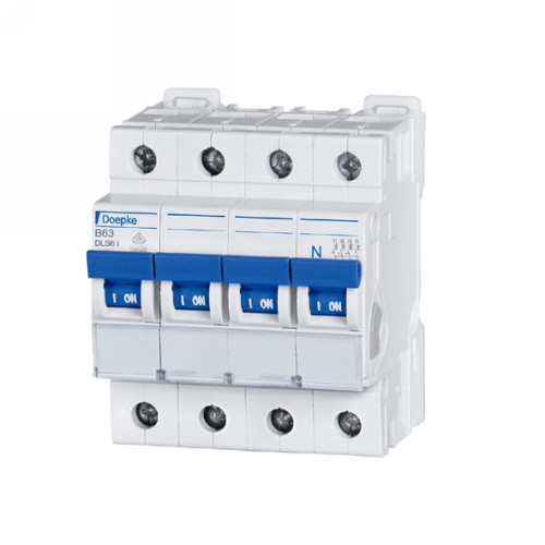 DLS6I Elementautomat 10A - C-karakteristikk, 4-pol