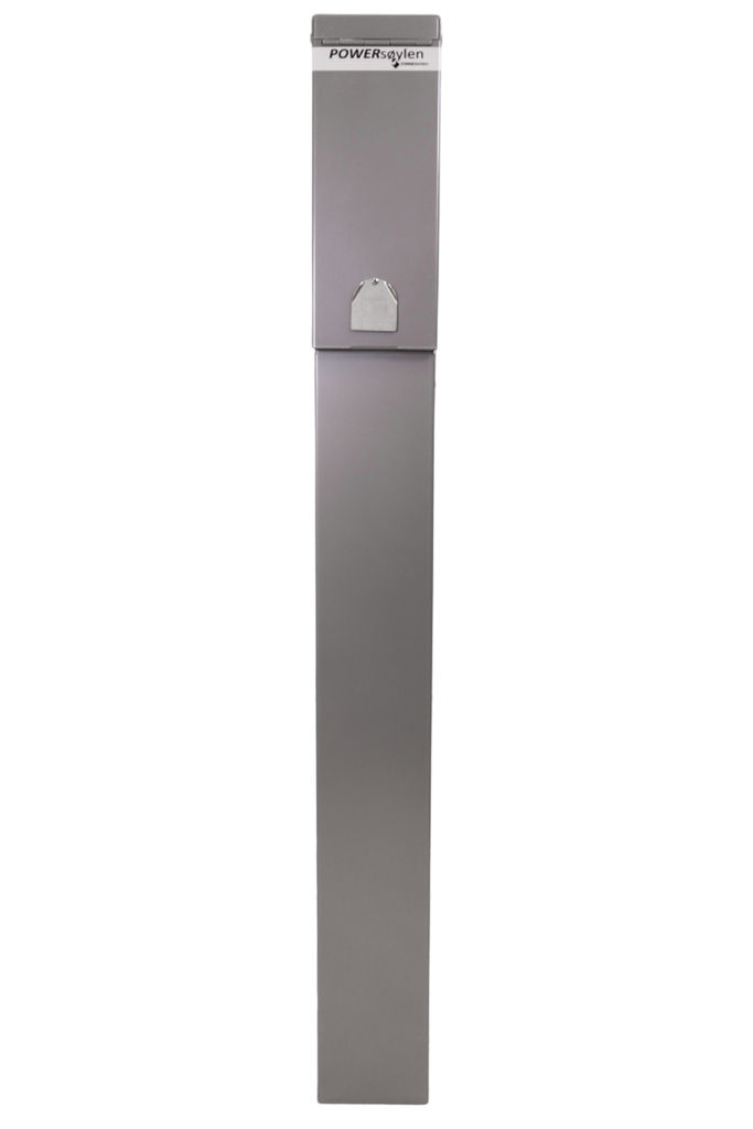 Base søyle 4 stikkontakter 2x16Amp C Kombivern Titan