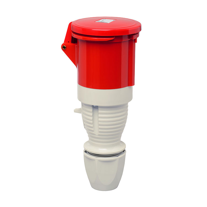 Skjøtekontakt 463-6 IP44 400V