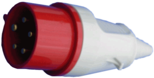 Plugg 363-6 IP44 400V