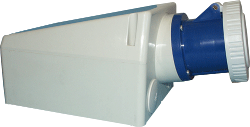 Stikkontakt vegg 3125-9 IP67 230V