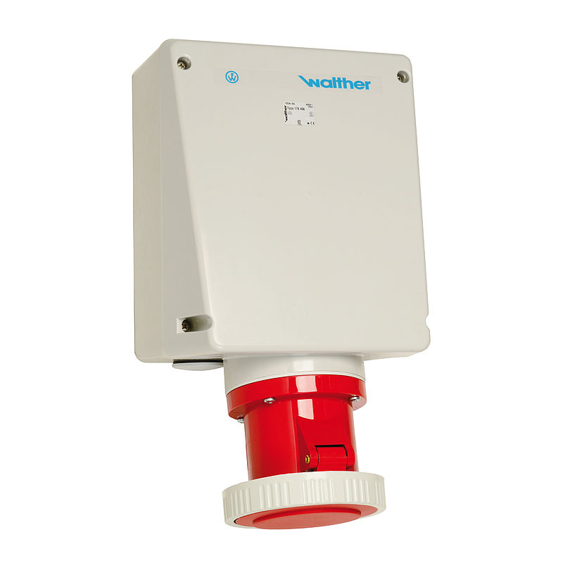 Stikkontakt vegg 3125-6 IP67 400V 