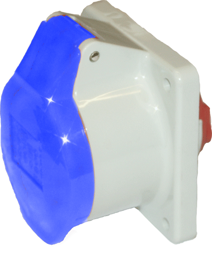Stikkontakt innfelt 216-6 IP44 230V