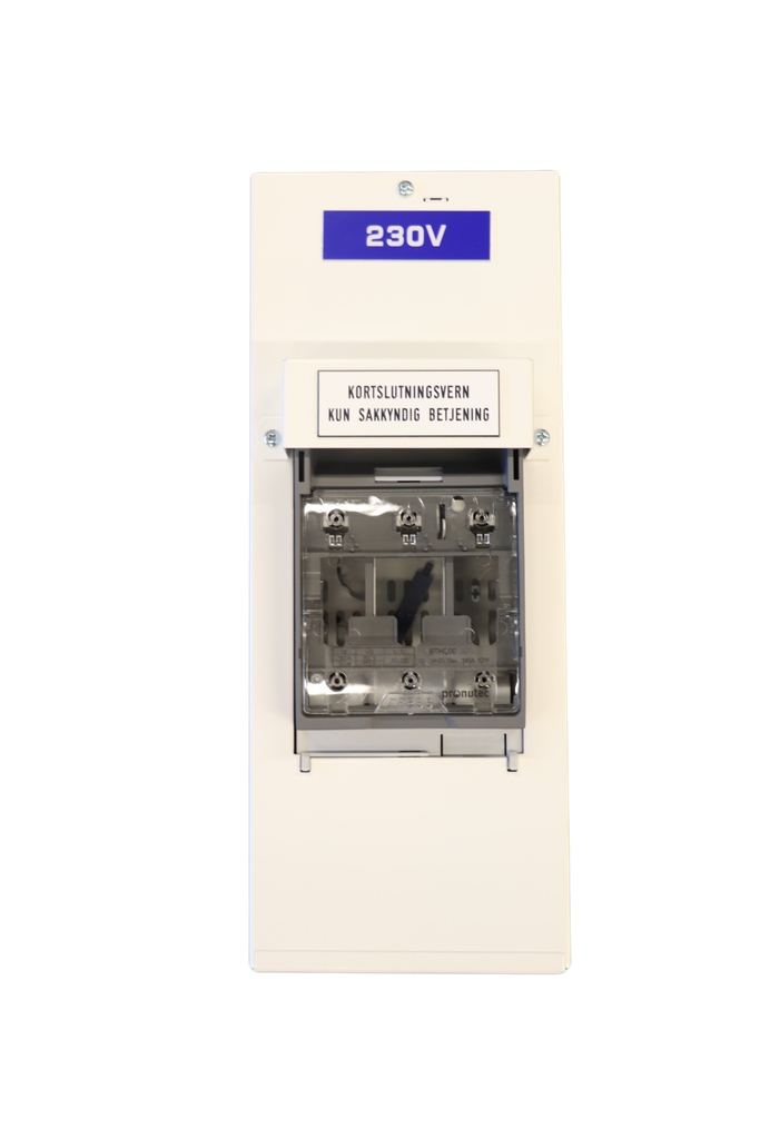 Inntaksboks 3/160A m/al-cu klemmer