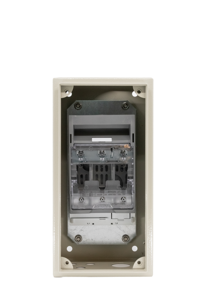 Inntaksboks vegg 160A 3P Nh00 IP66