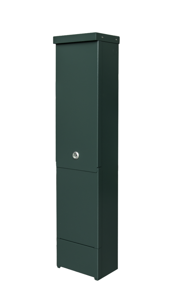 Stolpeskap 183x135x812 RAL6012(grønn)