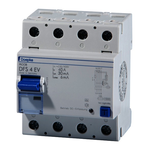 [1604836] DFS4 Jordfeilbryter 25A - 2-pol, 30mA, type EV