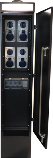 [1584831] HD søyle 4 interlock 216-6 + 4x16A JFA IP44