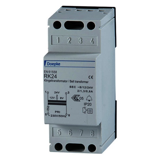 [6201501] RK24 Ringetrafo 8/12/24 V