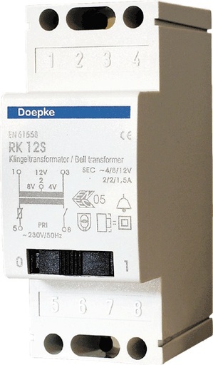 [6201500] RK12S Ringetrafo 2Amp 12V