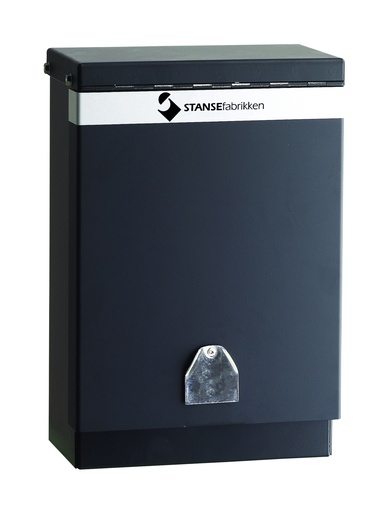 [1584105] Multi vegg 4 stikkontakter 4x16Amp C kombiautomater Sort
