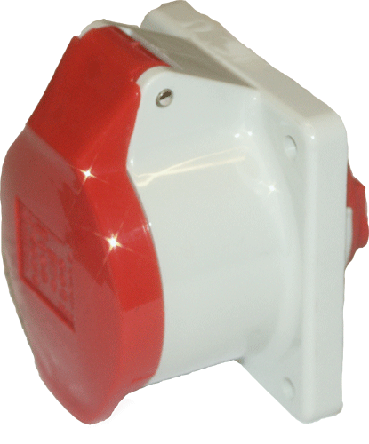 [1500631] Stikkontakt innfelt 332-6 IP44 400V
