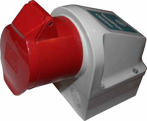 [1500684] Wall socket with 2 entry 432-6 IP44 
