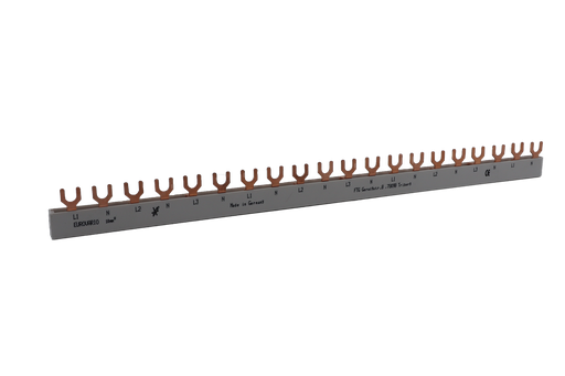 [1606105] Samleskinne 20 moduler 4P L1-N-L2-N-L3 10mm²