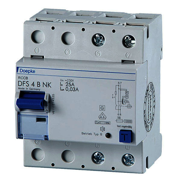 DFS4 Jordfeilbryter 25A - 2-pol, 30mA, type B NK