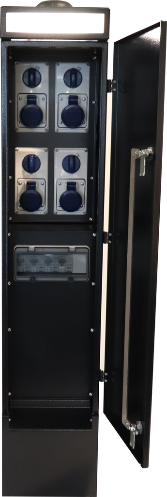 HD søyle 4 interlock 216-6 + 4x16A JFA IP44