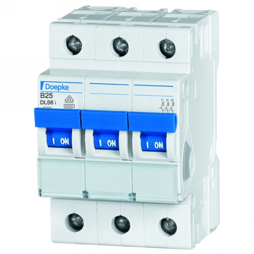 DLS6I Elementautomat 40A - C-karakteristikk, 3-pol