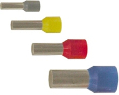 Endehylse Isolert 1,5mm² 8mm sort