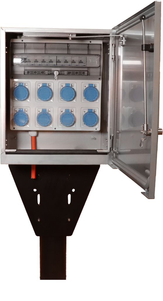Merdeskap Komplett Slave X 63A 400V 600x500x400mm