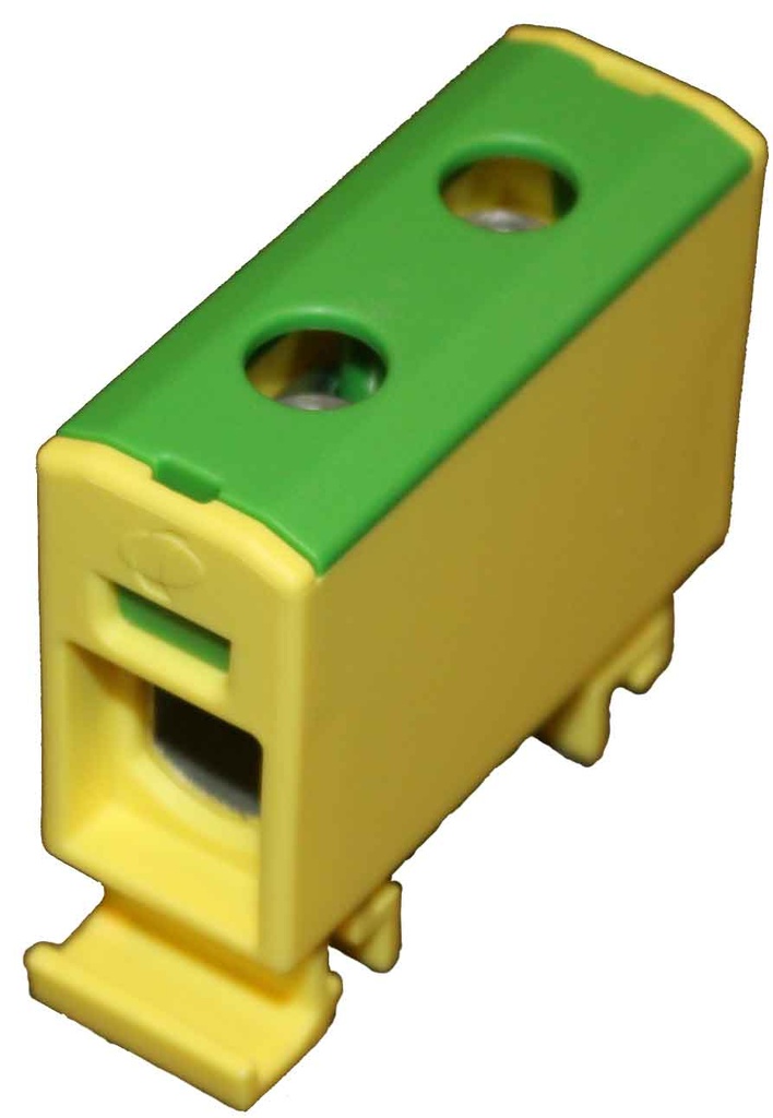 Koblingsklemme 1x50mm² Al/Cu gul/grønn