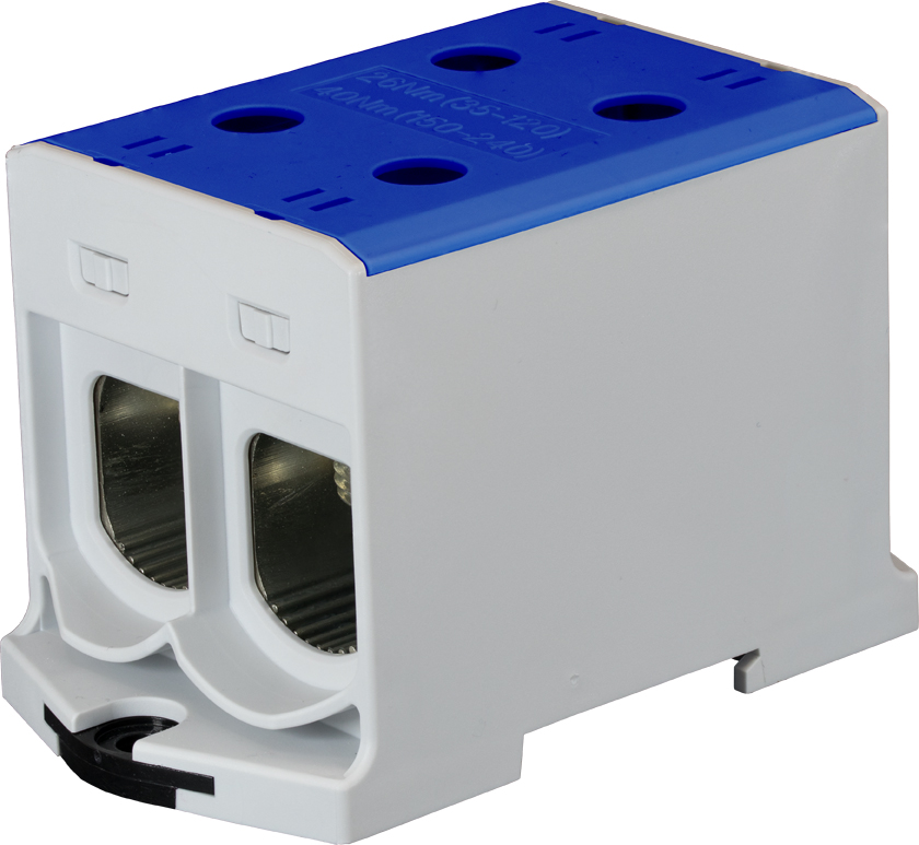 Avgreningsklemme Al/Cu 2x240mm² blå
