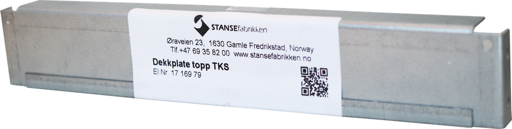 Dekkplate topp Tilknytningsskap 252x40x10mm