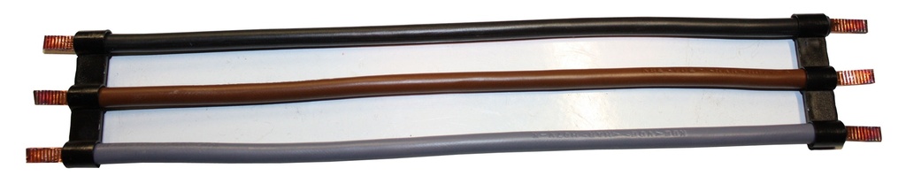 RST kobling 10mm² 1pol 150mm fleksibel blå N