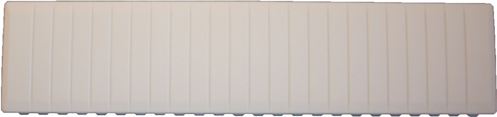 Blindplate 12 moduler, Hvit
