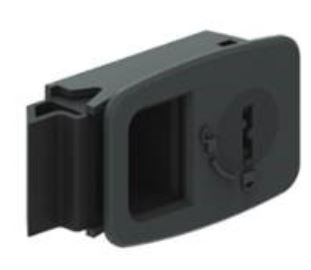Skyvelås m/sylinder Flexibox