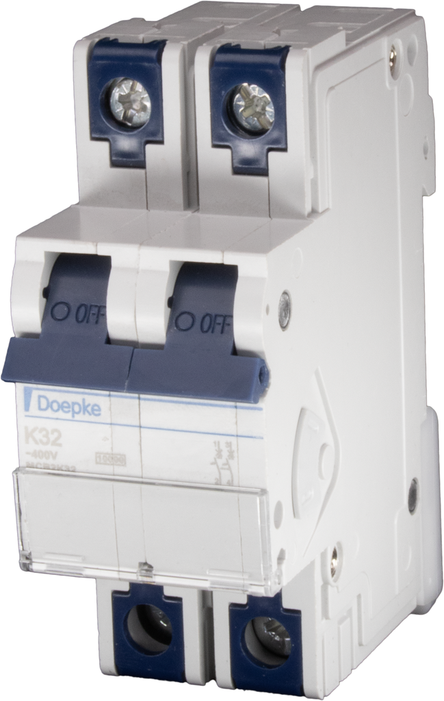 Overbelastningsvern 32Amp 2-pol, 2 moduler
