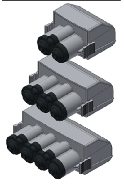 KA504 G/G 4x50+3x6 Al/Cu IP44