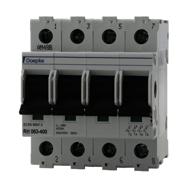 RH063 Lastbryter 63Amp 4pol 4modul