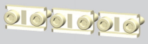 [1615073] Koblingsklemme 160A 3pol 10-95mm² Al/Cu Nh00 skillebryter