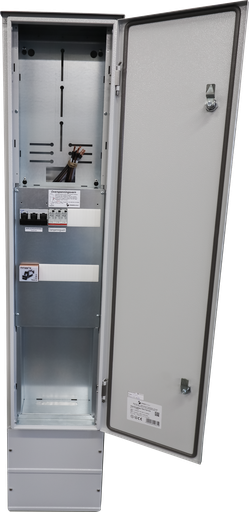 [1716981] Tilknytningsskap komplett 230V IT 63A Grå