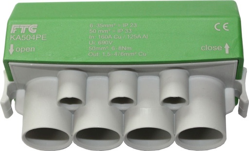 [3680433] KA504 Koblingsklemme G/G 4x50Al+3x6 Cu