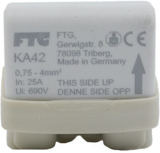 [3680602] KA42 Koblingsklemme 2x0,75-4mm2 Cu IP44