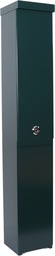 [1700028] Stolpeskap 130x120x800mm RAL6012(grønn)
