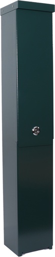 [1700028] Stolpeskap 130x120x800mm RAL6012(grønn)