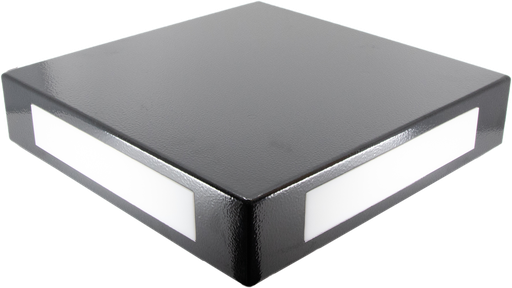 [1584817] HD L søyle tak med LED-lys Sort