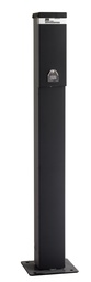 [1584722] Base søyle 4 stikkontakter 1x16Amp C Kombivern Sort