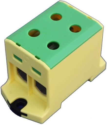 [1204118] Koblingsklemme 2x95mm² Al/Cu gul/grønn