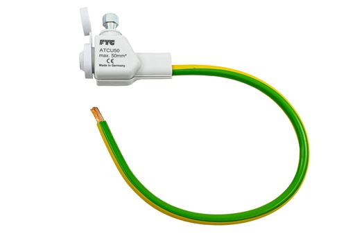 [1204146] Pisk Al-Cu 25/50mm² 35cm gul/grønn
