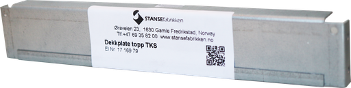 [1716979] Dekkplate topp Tilknytningsskap 252x40x10mm
