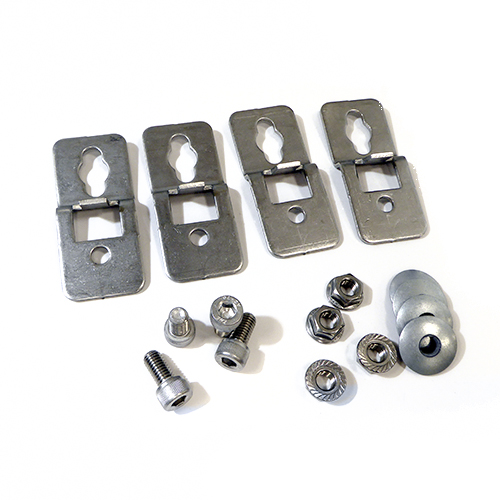 [2410353] Veggfeste 4pk Argenta Inox