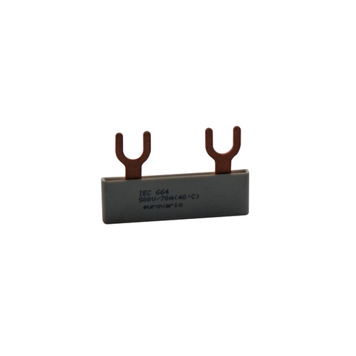 [1604768] Samleskinne 2 modul 1pol 10mm²