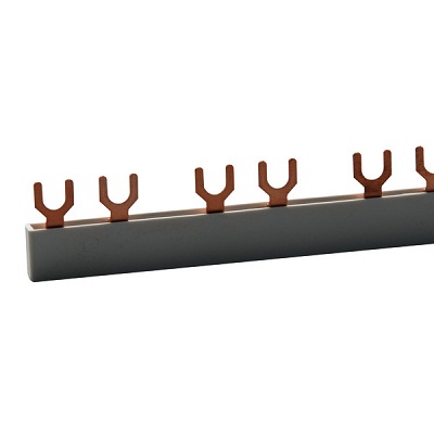 [1604701] Samleskinne 12 modul 2pol (fas) 10mm²