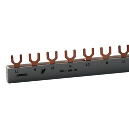 [1604706] Samleskinne 18modul L1-N-L2-N-L3-N 10mm²