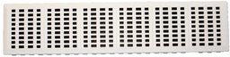 [1604898] Blindplate  perforert 12 moduler hvit