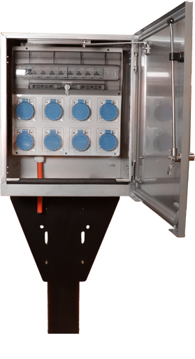 [2407738] Merdeskap Komplett Slave X 63A 400V 600x500x400mm